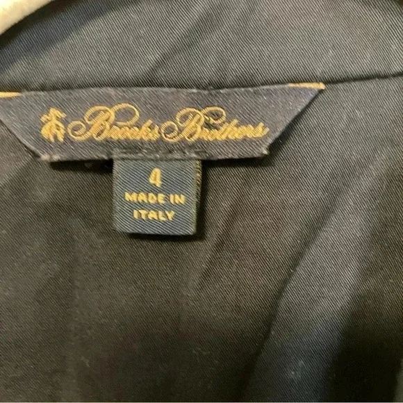 Brooks Brothers made in  Italy navy heavy cotton jacket - Picture 2 of 8